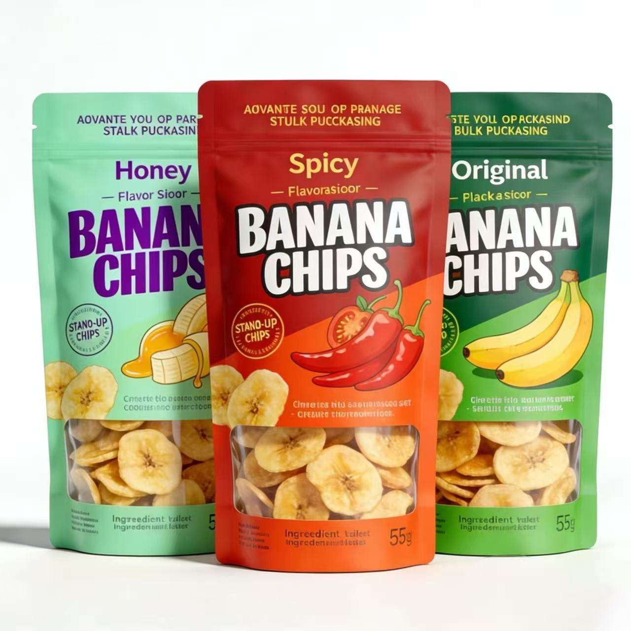 Eight-Sided Sealed Food Bag